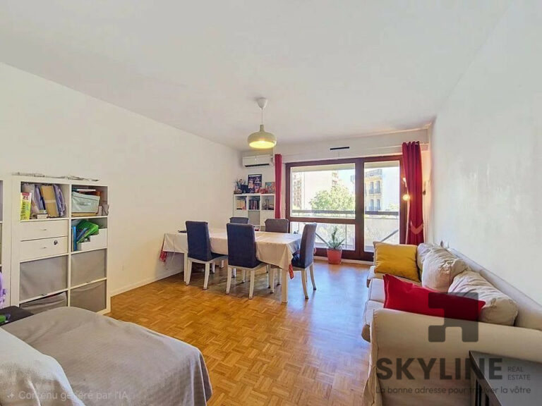 Spacieux T4 de 95 M² au coeur de Castellane 6ème